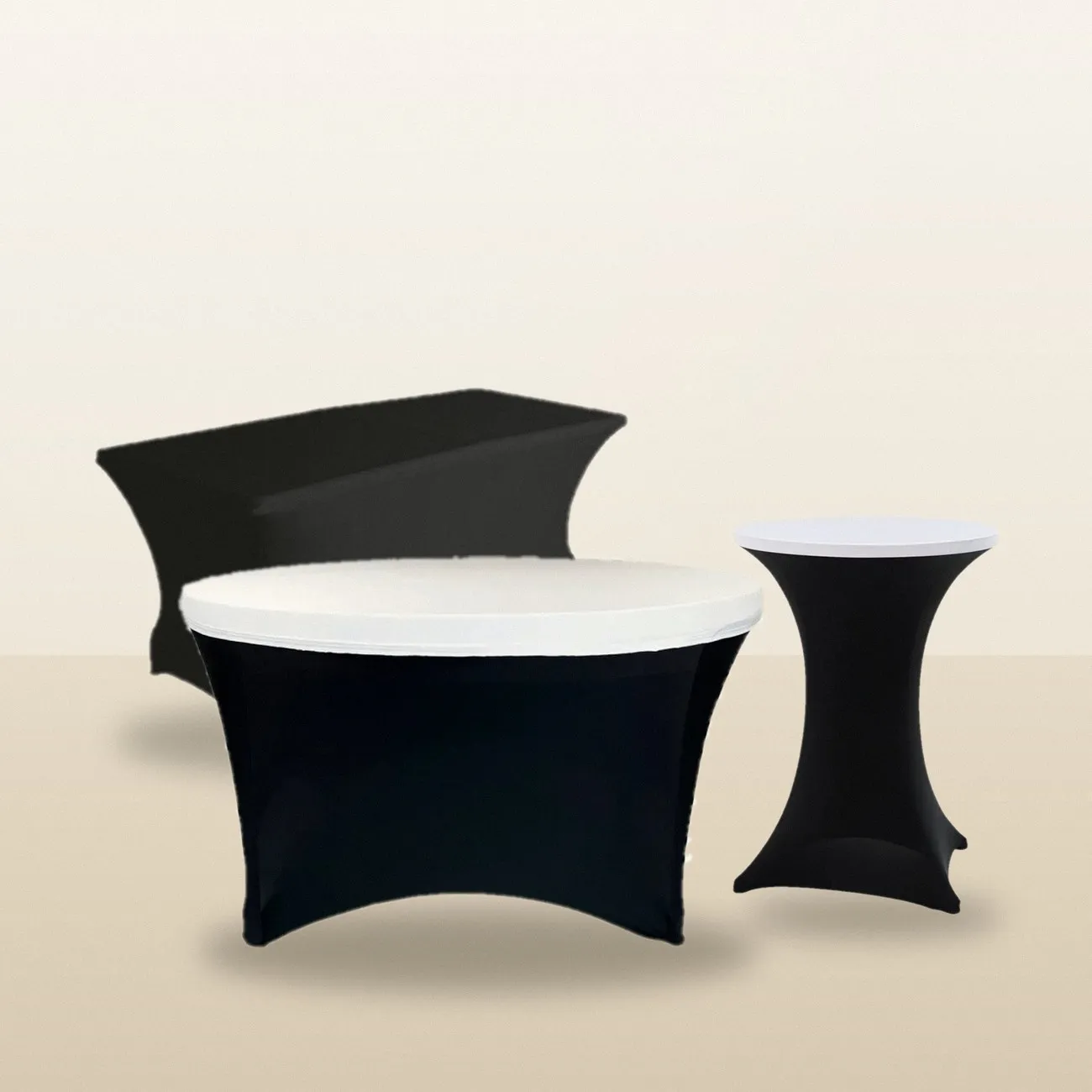 Stretch table covers, 1